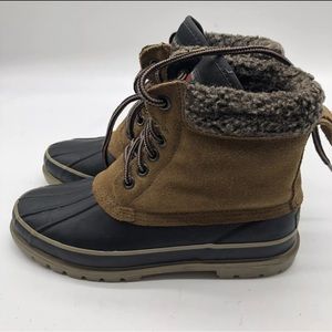 Cherokee Duck Boots Womens Brown Lined Steel Shank ThermoLite Duck Boots